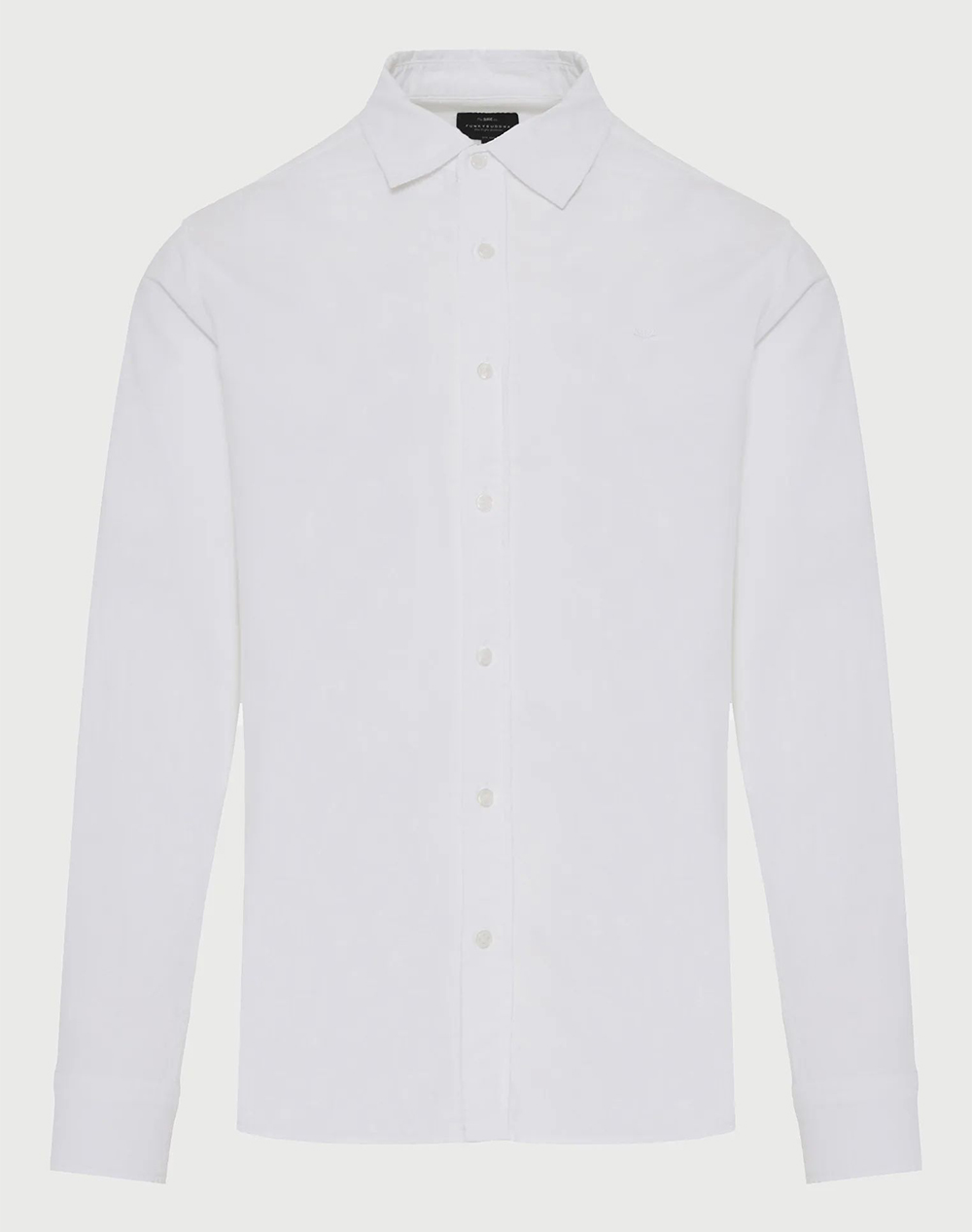 FUNKY BUDDHA Shirts FBM013-051-05-WHITE White