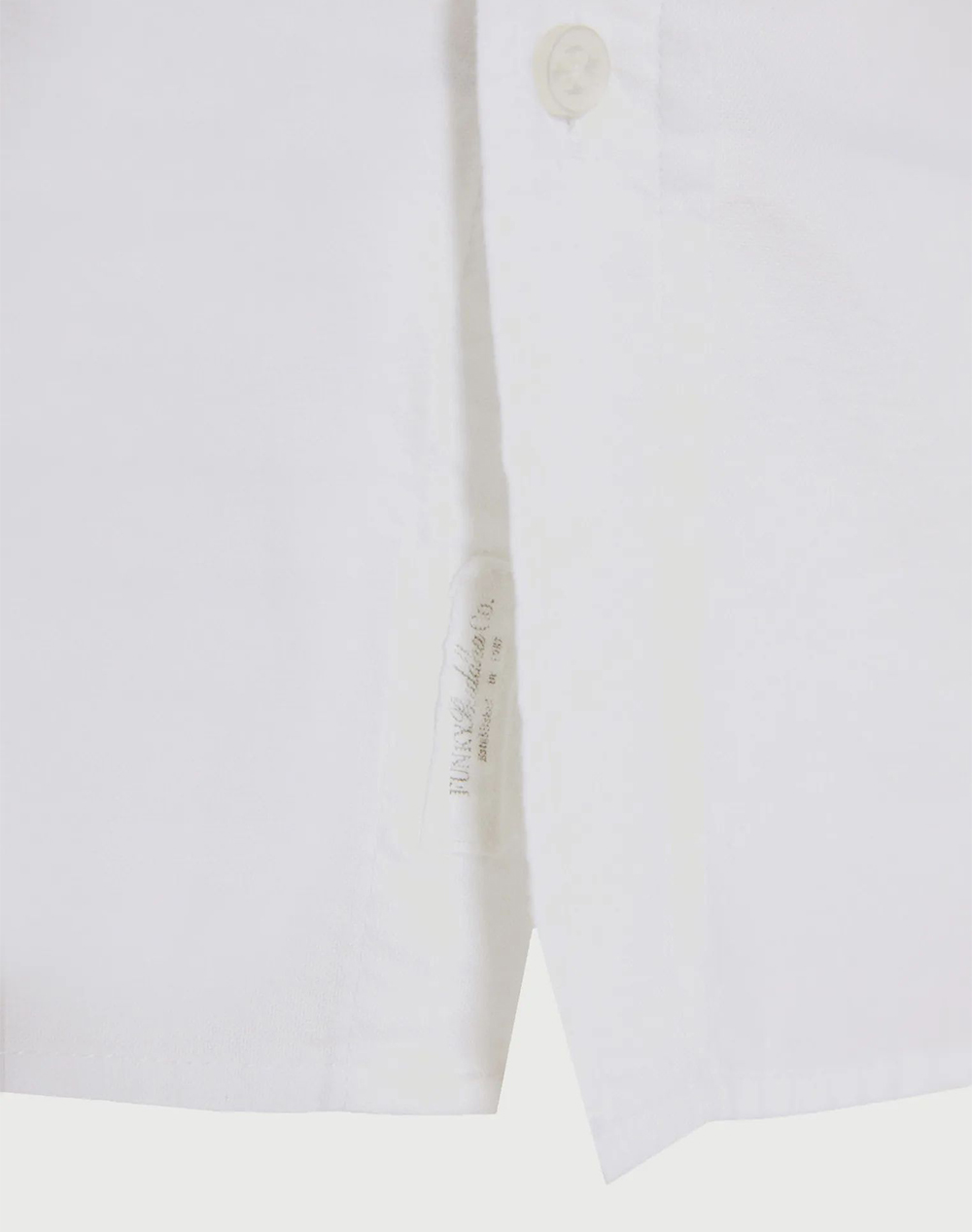 Funky Buddha Shirts Fbm013-051-05-White White ανδρικά ρούχα πουκάμισα Politikos Shop Πολιτικός