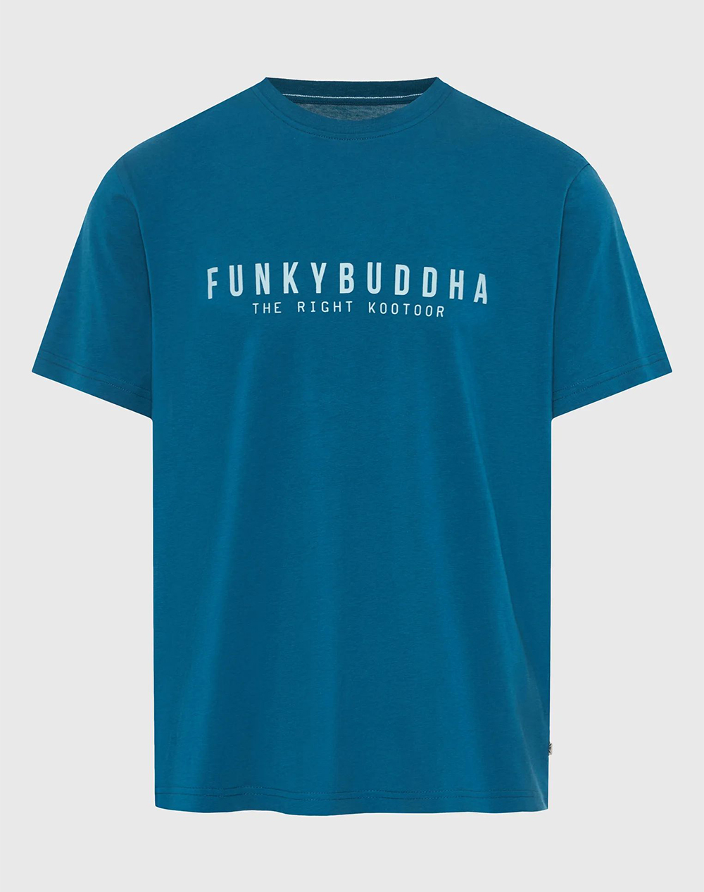 FUNKY BUDDHA T-Shirts FBM013-011-04-OCEAN DEPTH OceanBlue