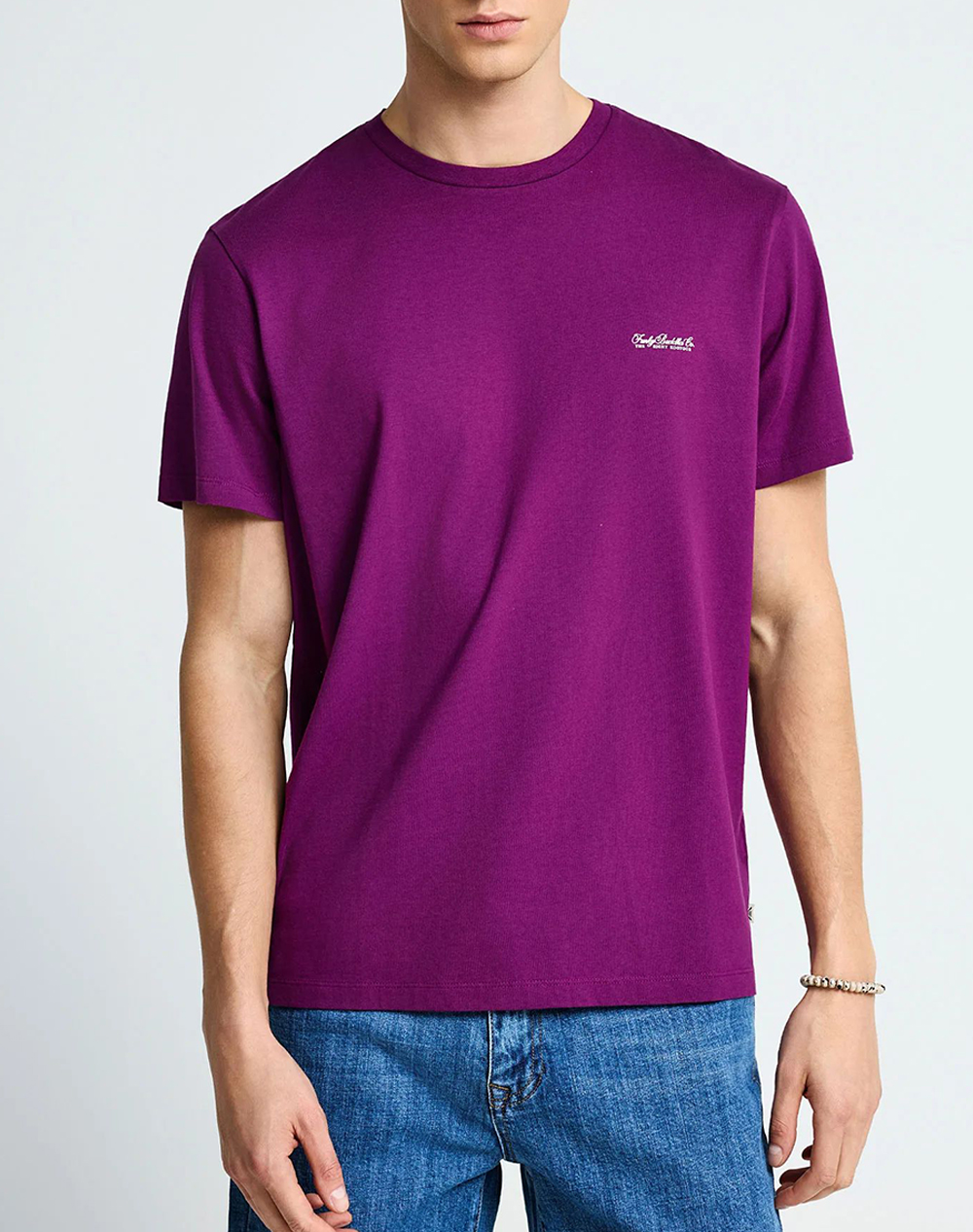 FUNKY BUDDHA T-Shirts FBM013-001-04-GRAPE JUICE Violet