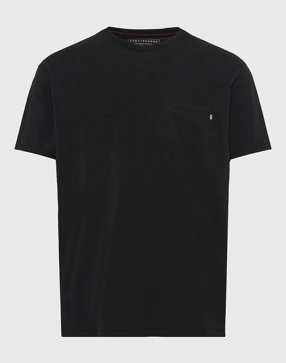 Funky Buddha T-Shirts Fbm013-005-04-Black Black ανδρικά ρούχα μπλούζες T-Shirt Politikos Shop Πολιτικός