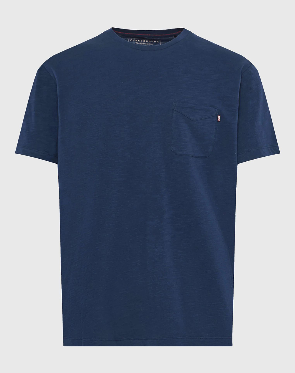 Funky Buddha T-Shirts Fbm013-005-04-Midnight Blue ανδρικά ρούχα μπλούζες T-Shirt Politikos Shop Πολιτικός