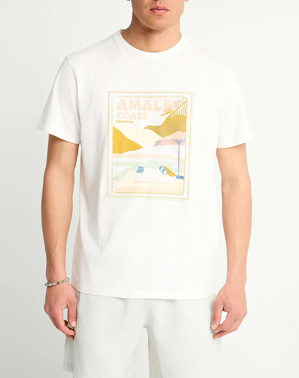 FUNKY BUDDHA T-Shirts FBM013-069-04-OFF WHITE OffWhite