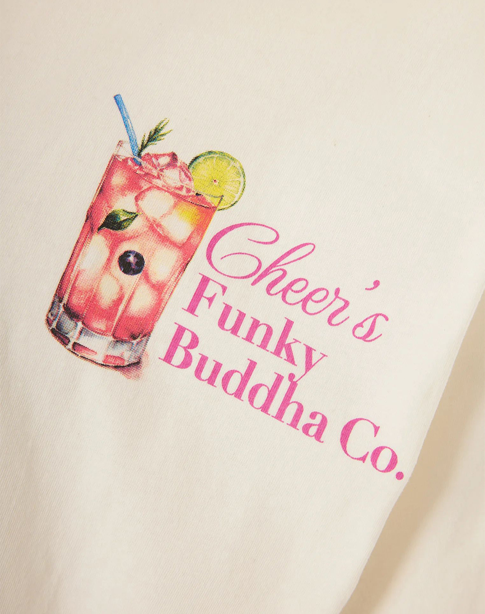 Funky Buddha Ανδρική Μπλούζα Κοντό Μανίκι Και Τύπωμα Fbm013-085-04-Off White Offwhite ανδρικά ρούχα μπλούζες T-Shirt Politikos Shop Πολιτικός