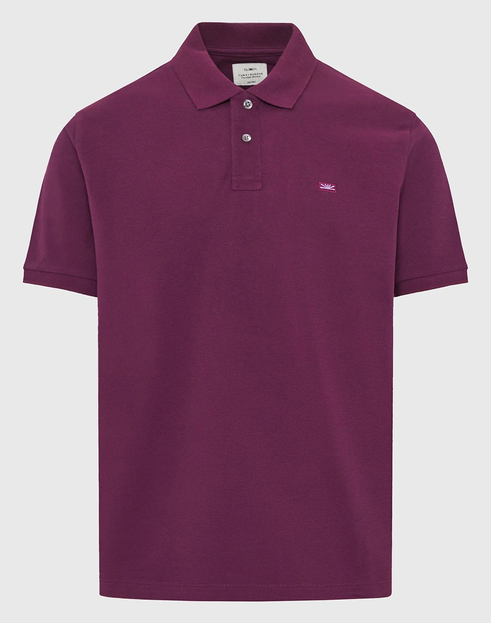 Funky Buddha Polo Shirts Fbm013-001-11-Grape Juice Violet ανδρικά ρούχα μπλούζες Politikos Shop Πολιτικός