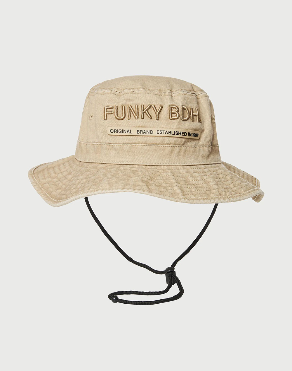 FUNKY BUDDHA Ανδρικό Καπέλο FBM013-072-10-GREY Biege
