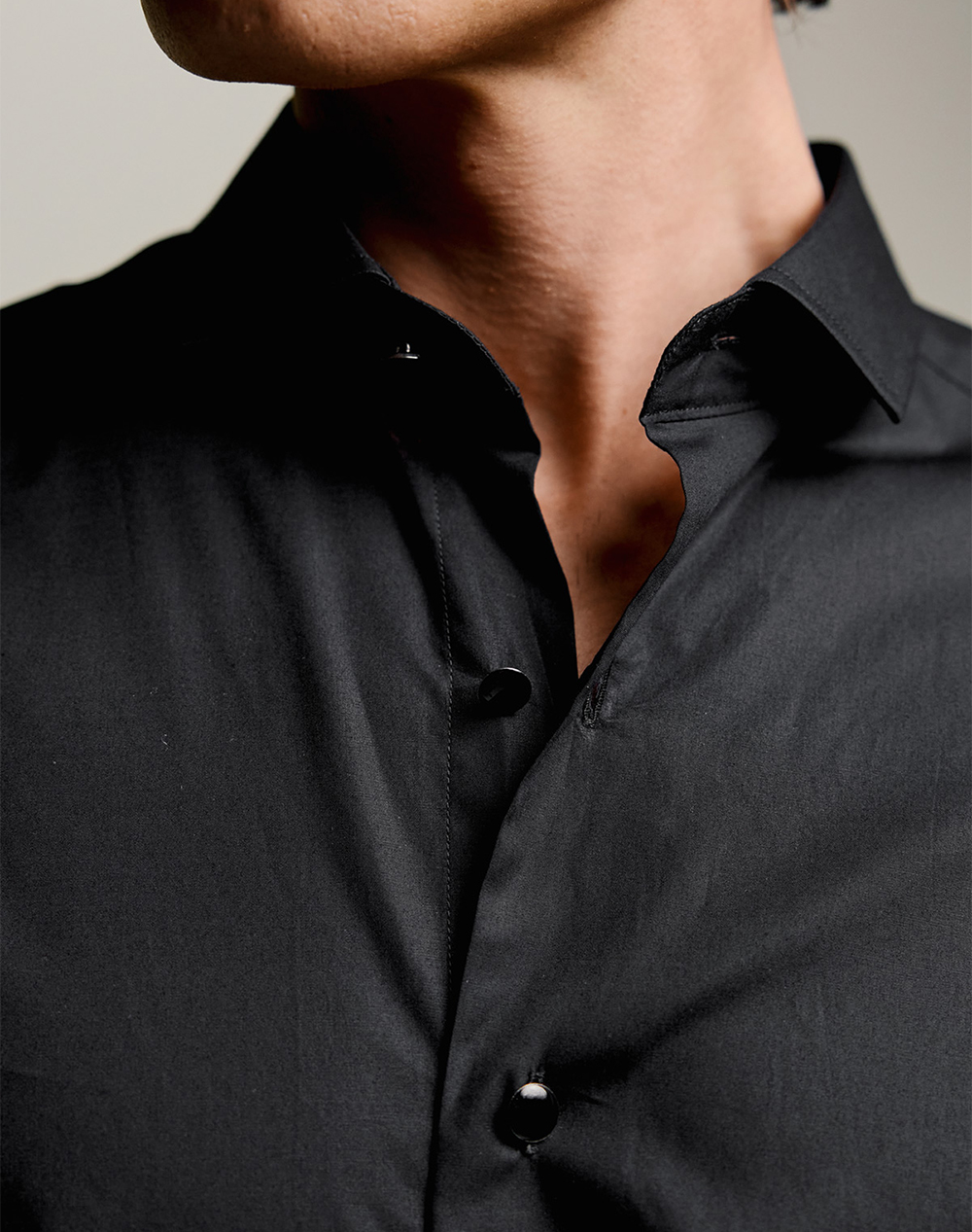 Guy Laroche Es18257 Slmaobf Πουκαμισο Gles18257 Slmaobf-3 Black ανδρικά ρούχα πουκάμισα Politikos Shop Πολιτικός