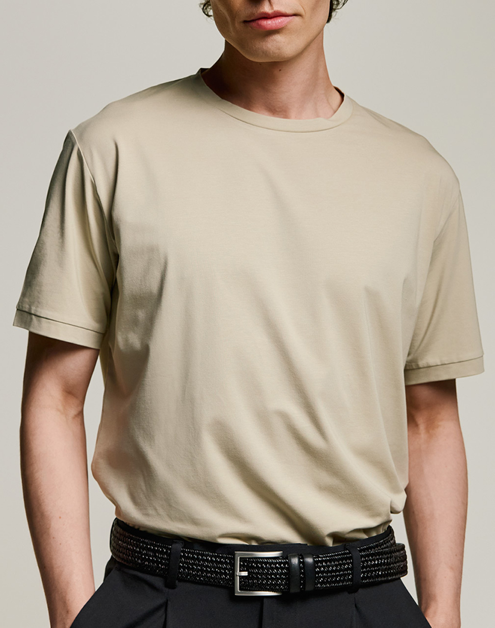 GUY LAROCHE ES19801 T-SHIRT MODAL GLES19801-4 Biege
