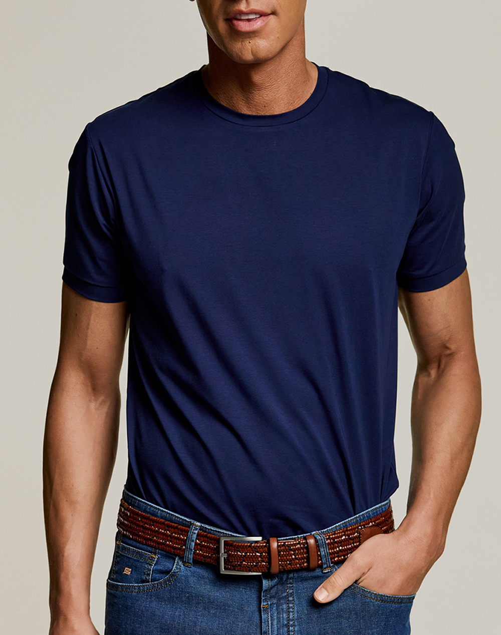 GUY LAROCHE ES19801 T-SHIRT MODAL GLES19801-2 Blue