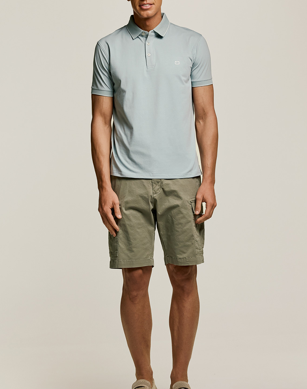 Guy Laroche Es1925 Polo Gles1925-04 Petrol ανδρικά ρούχα μπλούζες Politikos Shop Πολιτικός