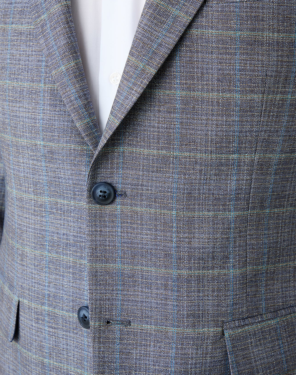 Kigili Jacket Ky26200000015-Mid Navy Mixed ανδρικά ρούχα Πανωφορια Σακακια Politikos Shop Πολιτικός