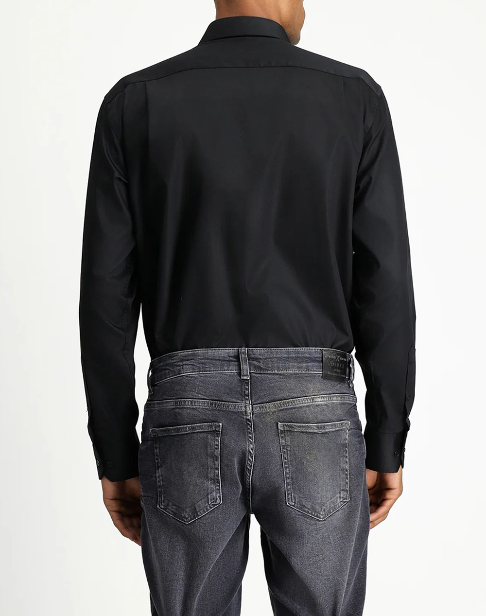 KIGILI Long Sleeve Shirt KSSZ4BE0DZ004-BLACK Black φωτογραφία