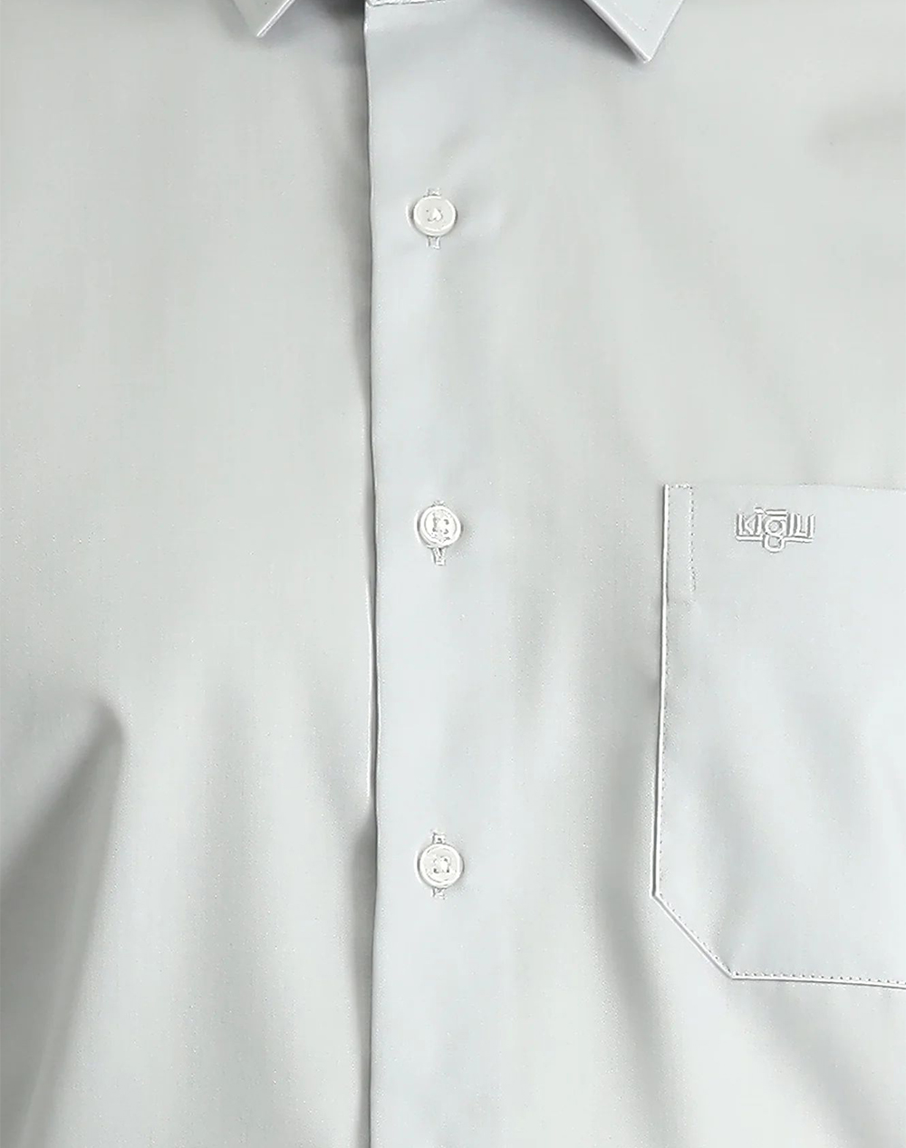 KIGILI Long Sleeve Shirt KSSZ4BE0DZ004-MID. GREY LightGray φωτογραφία