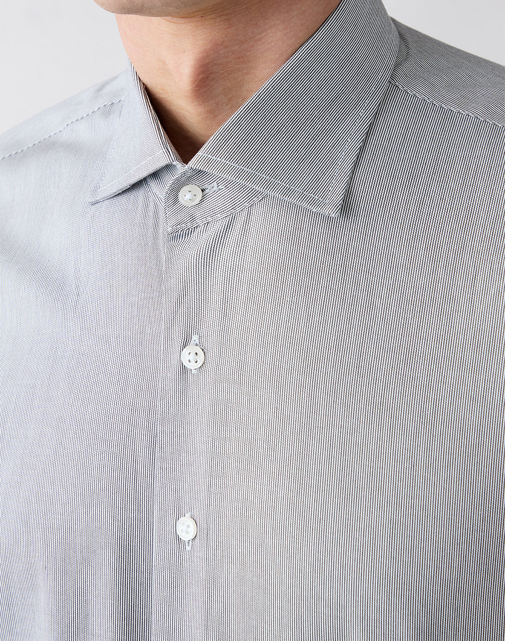 Kigili Long Sleeve Shirt Ky26400000031-Dark Smoke Gray ανδρικά ρούχα πουκάμισα Politikos Shop Πολιτικός