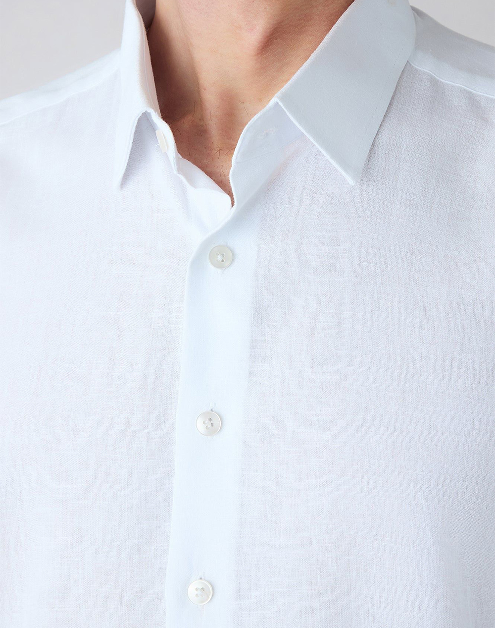 Kigili Long Sleeve Shirt Ky26400000030-900 White ανδρικά ρούχα πουκάμισα Politikos Shop Πολιτικός