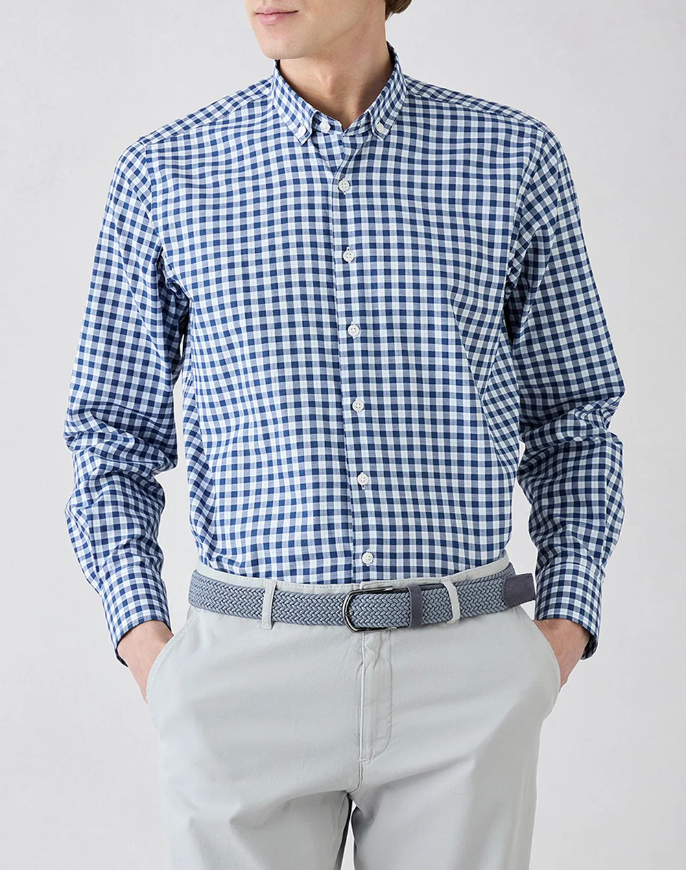 KIGILI Long Sleeve Shirt KY26400000166-Dark Navy NavyBlue