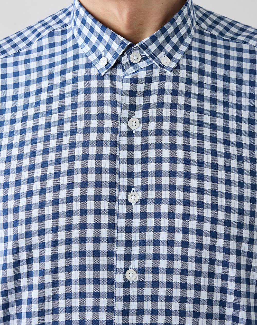 Kigili Long Sleeve Shirt Ky26400000166-Dark Navy Navyblue ανδρικά ρούχα πουκάμισα Politikos Shop Πολιτικός