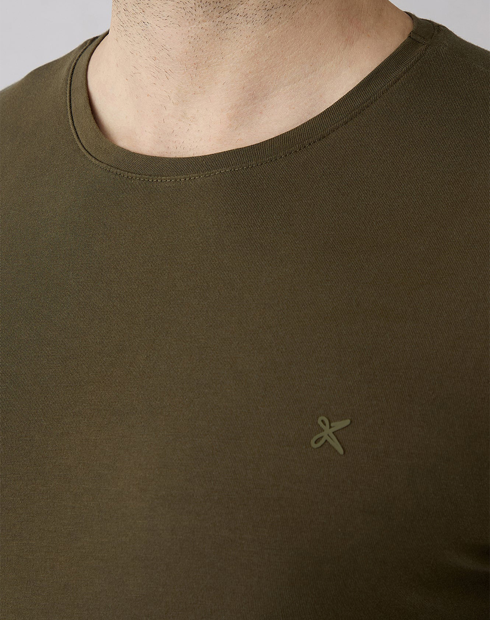 Kigili T-Shirt Kybsbdd0Dz001-Mid Khaki ανδρικά ρούχα μπλούζες Politikos Shop Πολιτικός
