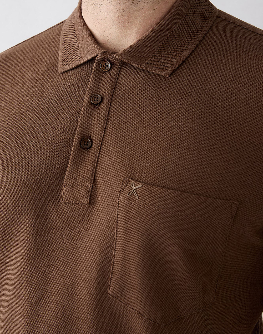 Kigili Kybsb00000002-Mid Brown ανδρικά ρούχα μπλούζες Polo Politikos Shop Πολιτικός