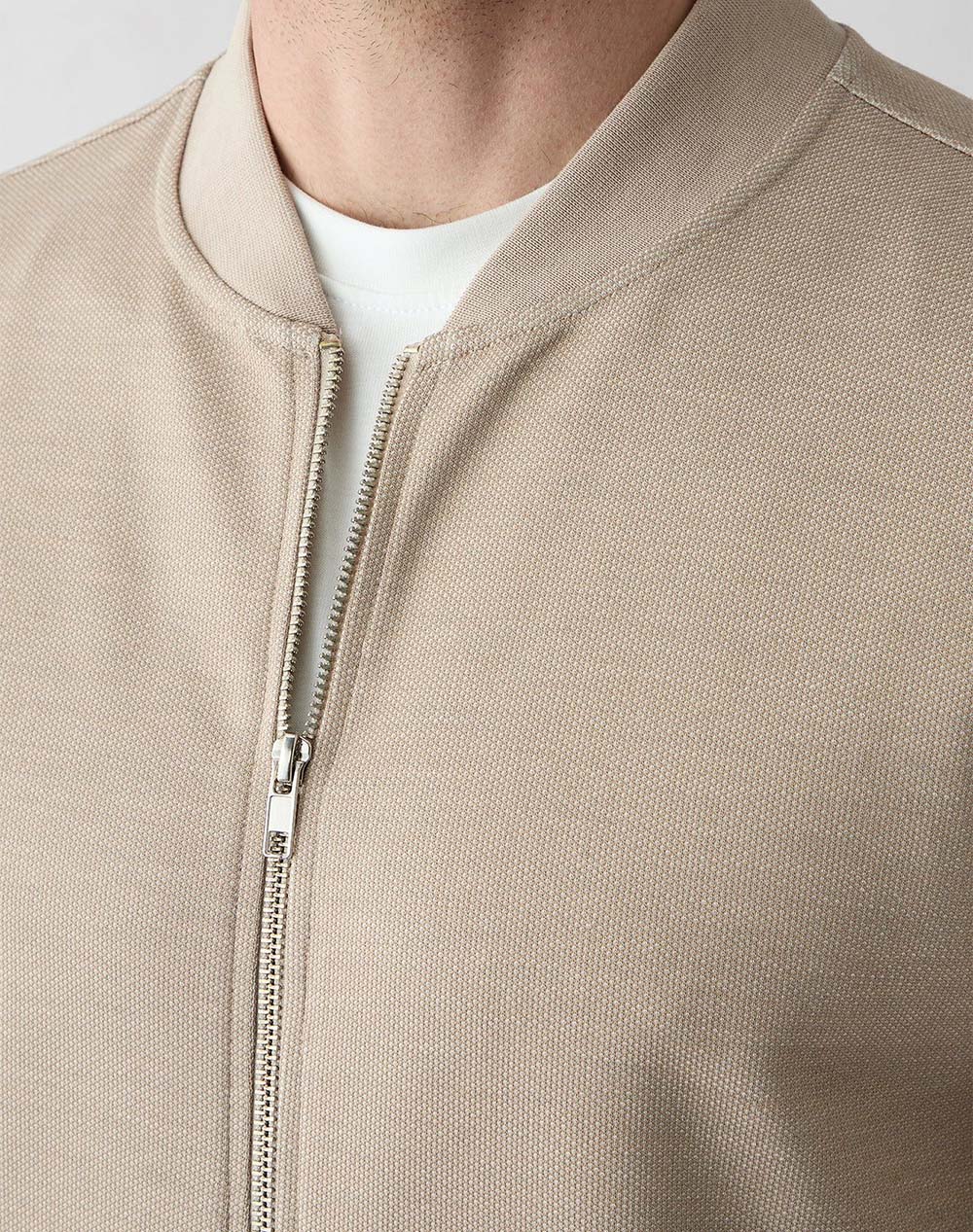 Kigili Sweatshirt Ky26C00000009-Light Beige Biege ανδρικά ρούχα ζακέτες φούτερ Politikos Shop Πολιτικός