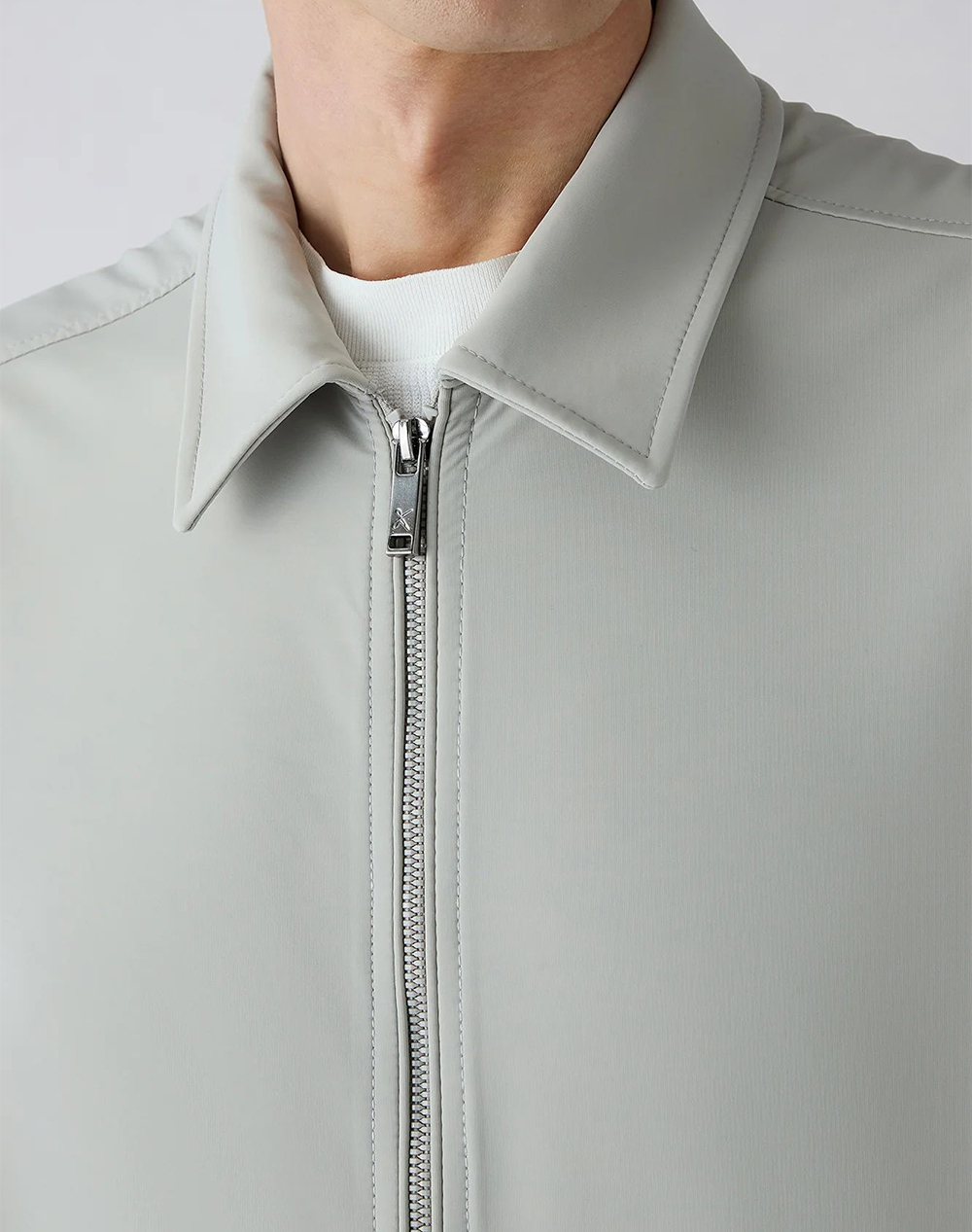 Kigili Coat Ky26500000010-Stone Lightgray ανδρικά ρούχα Πανωφορια μπουφάν Politikos Shop Πολιτικός