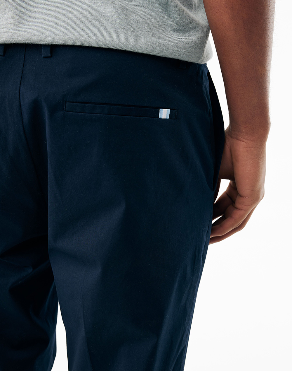 Mexx Poplin Pants Mf007001861M-193923 Navyblue ανδρικά ρούχα παντελόνια Chinos Politikos Shop Πολιτικός