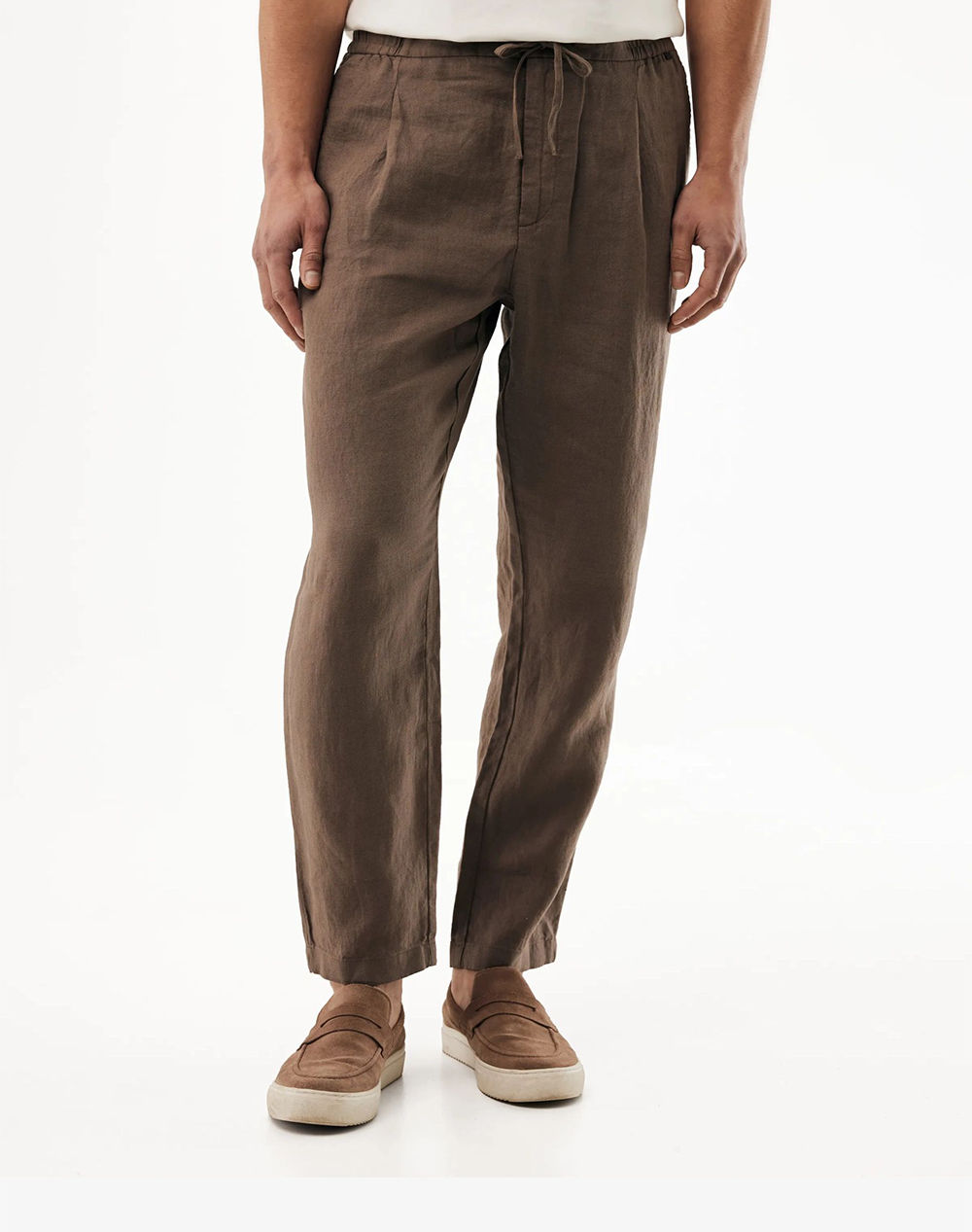 MEXX Linen pants MF007003061M-01-190809 Brown