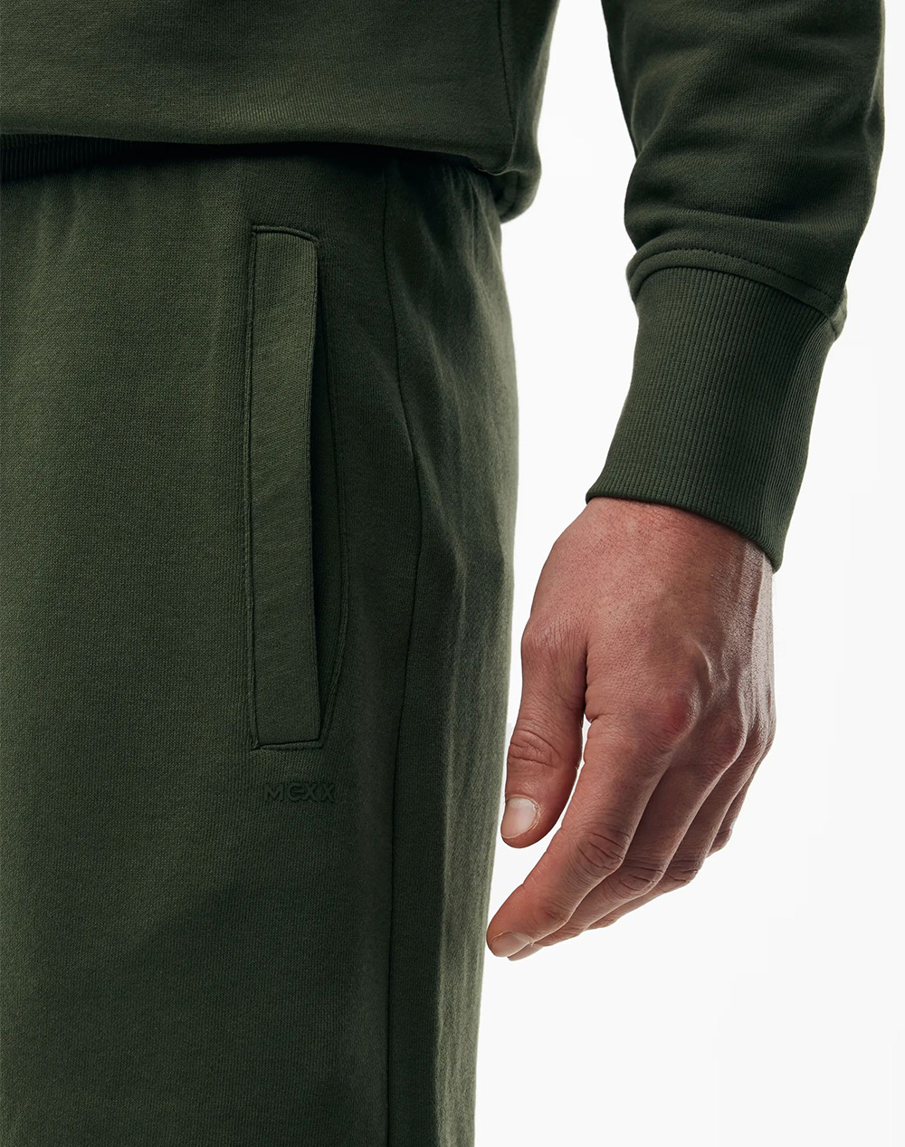 Mexx Andes Sweatshorts Mf007300861M-190312 Darkgreen ανδρικά αθλητικά ρούχα Σορτς Βερμουδα Politikos Shop Πολιτικός