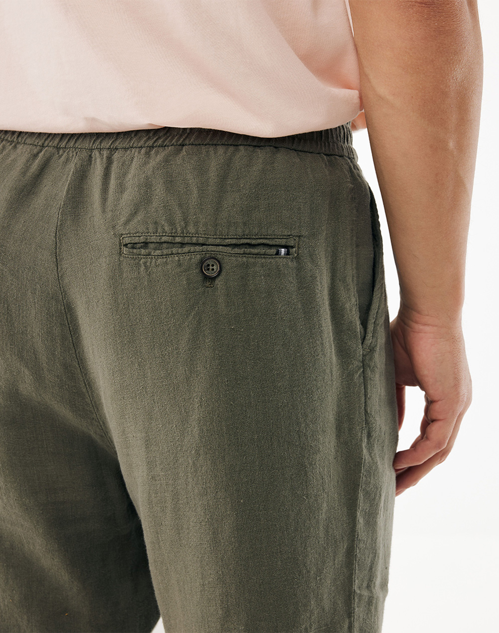 Mexx Linen Shorts Mf007300761M-190312 Khaki ανδρικά ρούχα Σορτς Βερμουδες Chinos Politikos Shop Πολιτικός