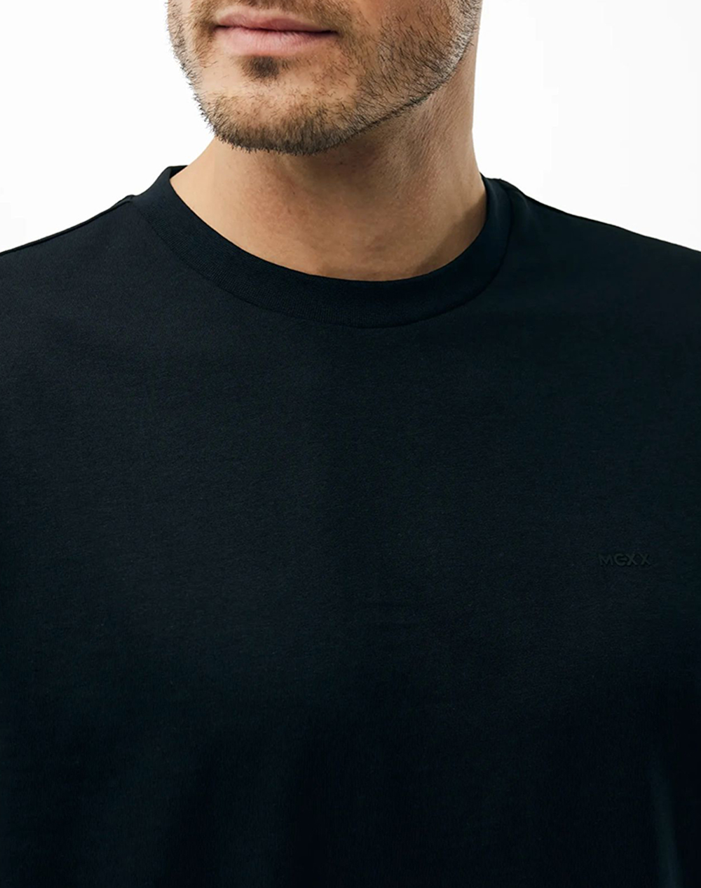 Mexx Tay T-Shirt Regular Fit Mf007800761M-193911 Black ανδρικά ρούχα μπλούζες Politikos Shop Πολιτικός