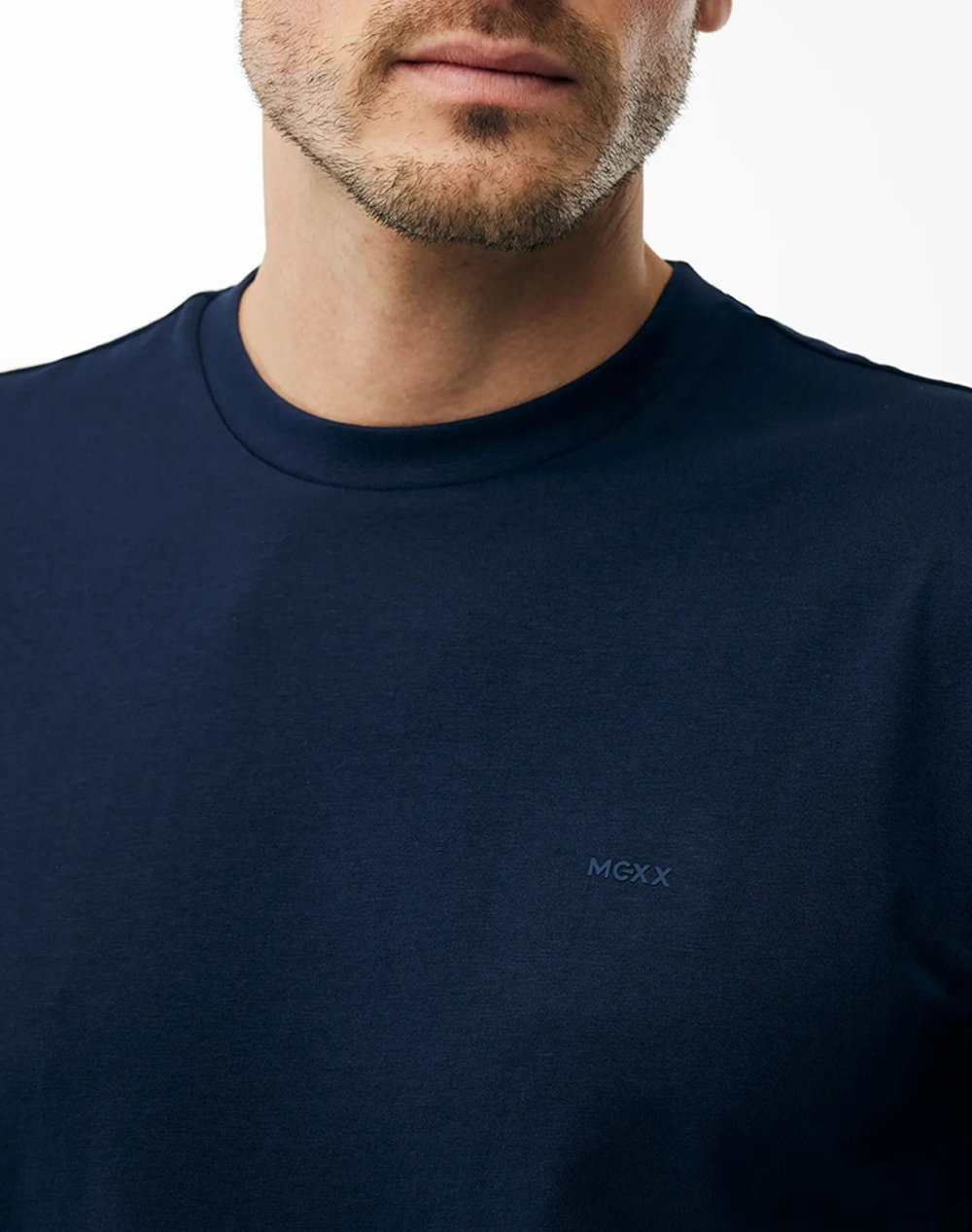 Mexx Tay T-Shirt Regular Fit Mf007800761M-193923 Navyblue ανδρικά ρούχα μπλούζες Politikos Shop Πολιτικός