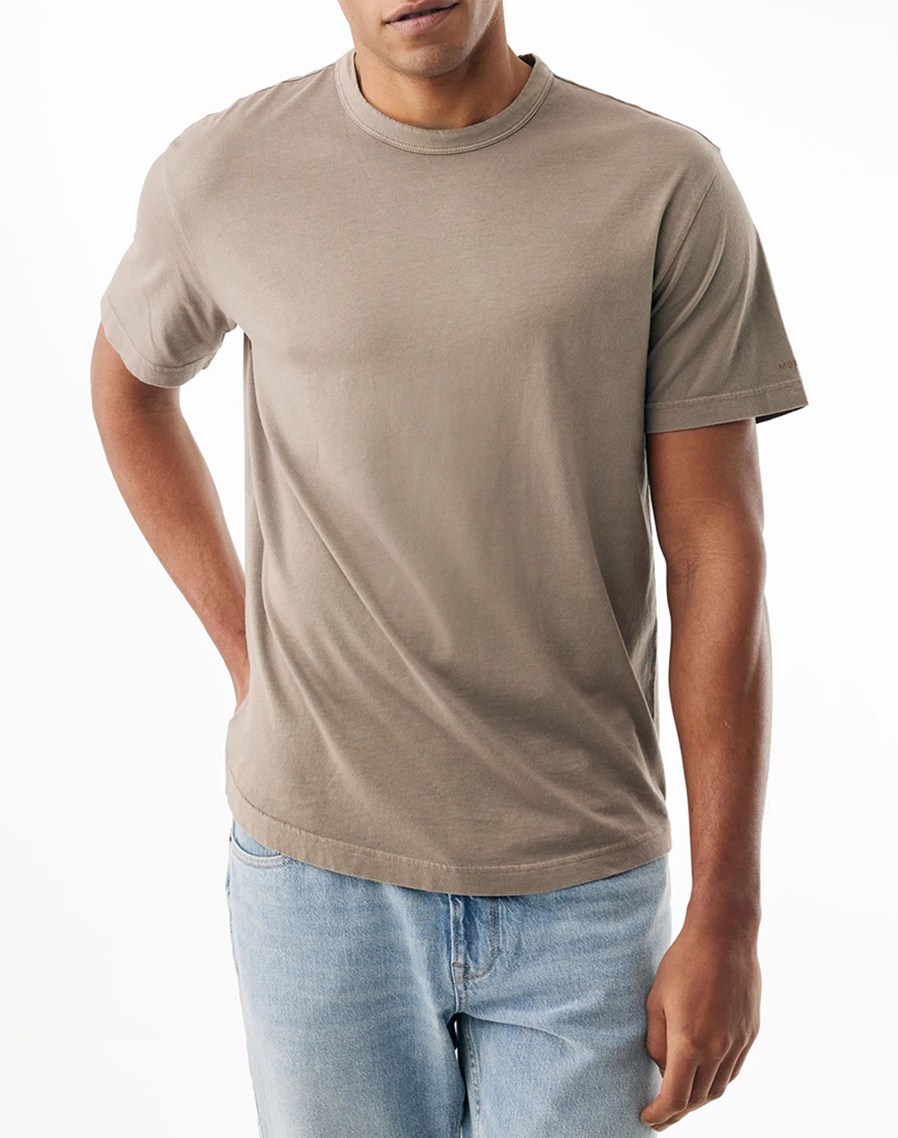 MEXX Garment dyed T-shirt MF007803561M-190809 SandyBrown