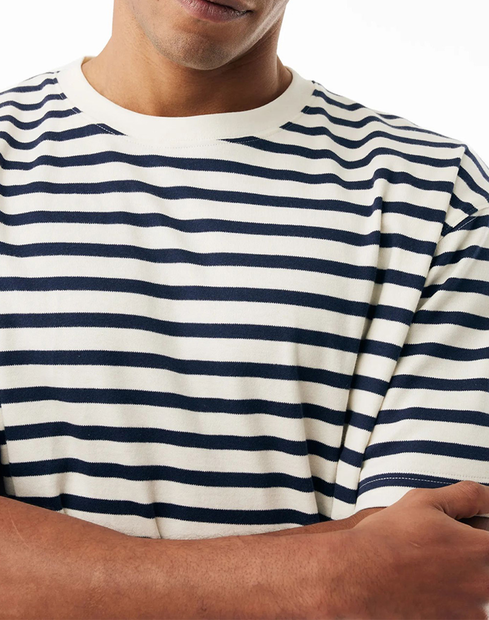 Mexx Himalaya Striped T-Shirt Relaxed Fit Mf007800861M-01-110104 Multi ανδρικά ρούχα μπλούζες Politikos Shop Πολιτικός