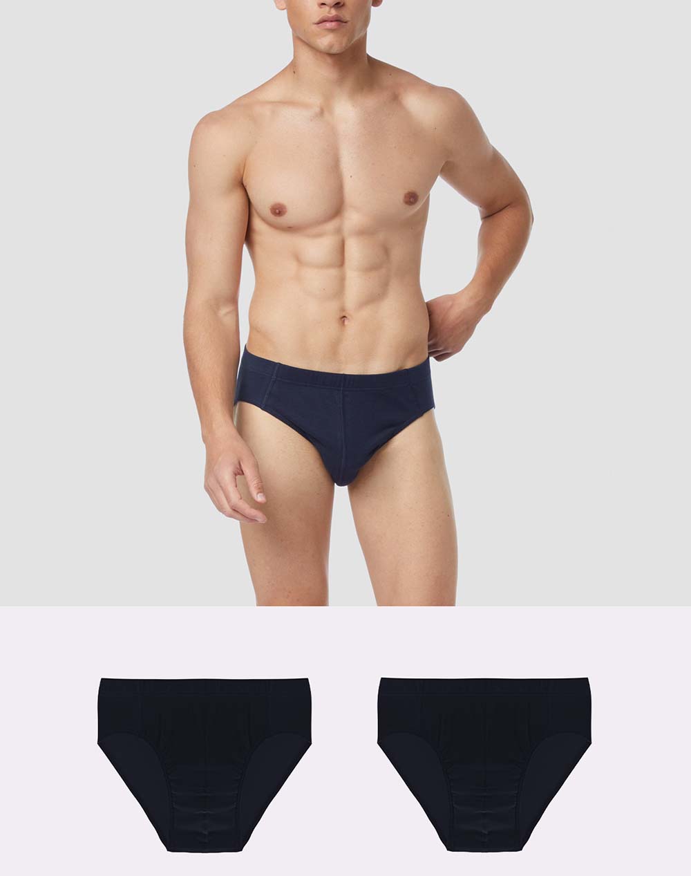 MINERVA ΣΛΙΠ ΑΝΔ.ΕΣ.ΛΑΣΤ.2ΤΕΜ.COMFORT2 90-21033-155 NavyBlue