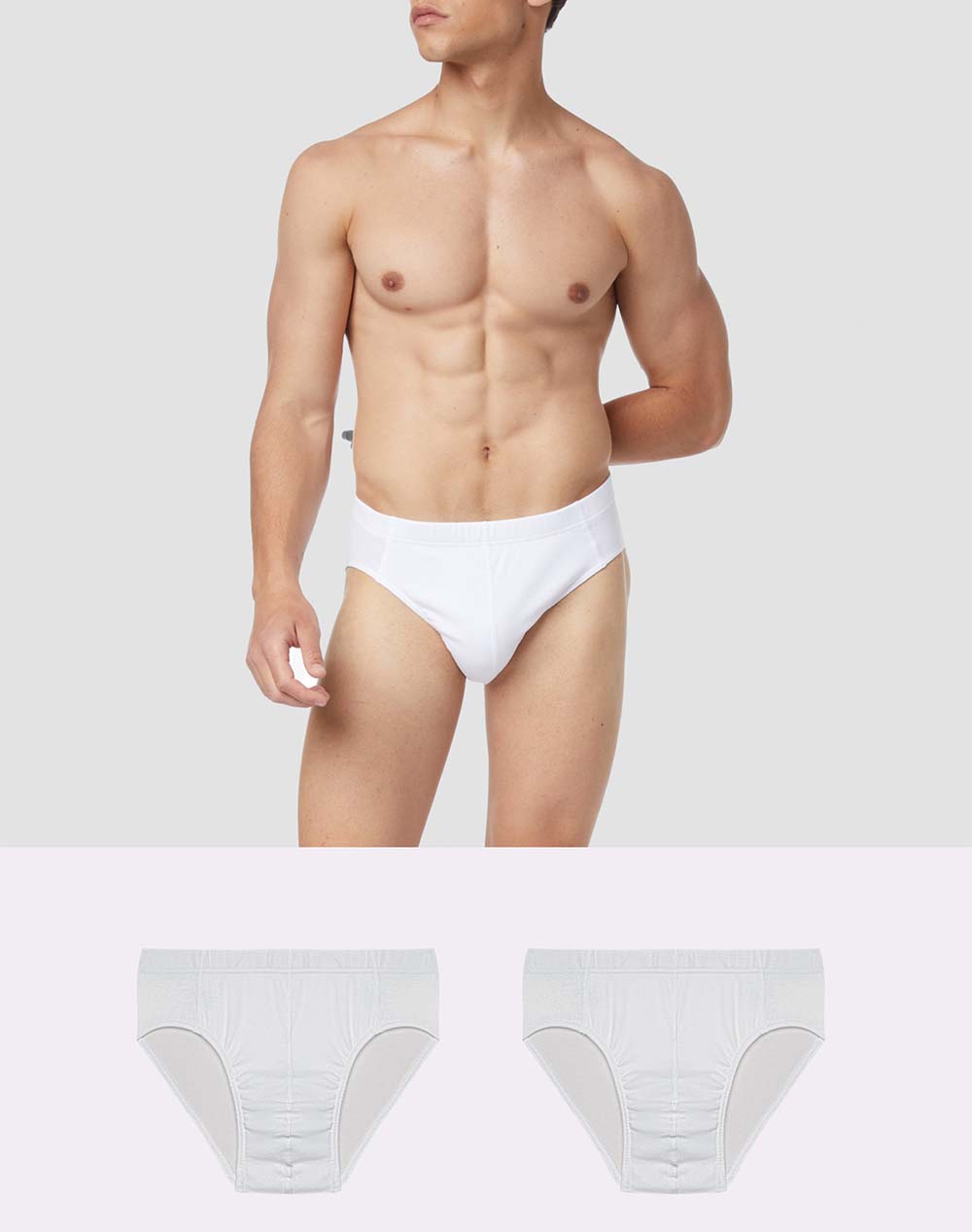 MINERVA ΣΛΙΠ ΑΝΔ.ΕΣ.ΛΑΣΤ.2ΤΕΜ.COMFORT2 90-21033-005 White