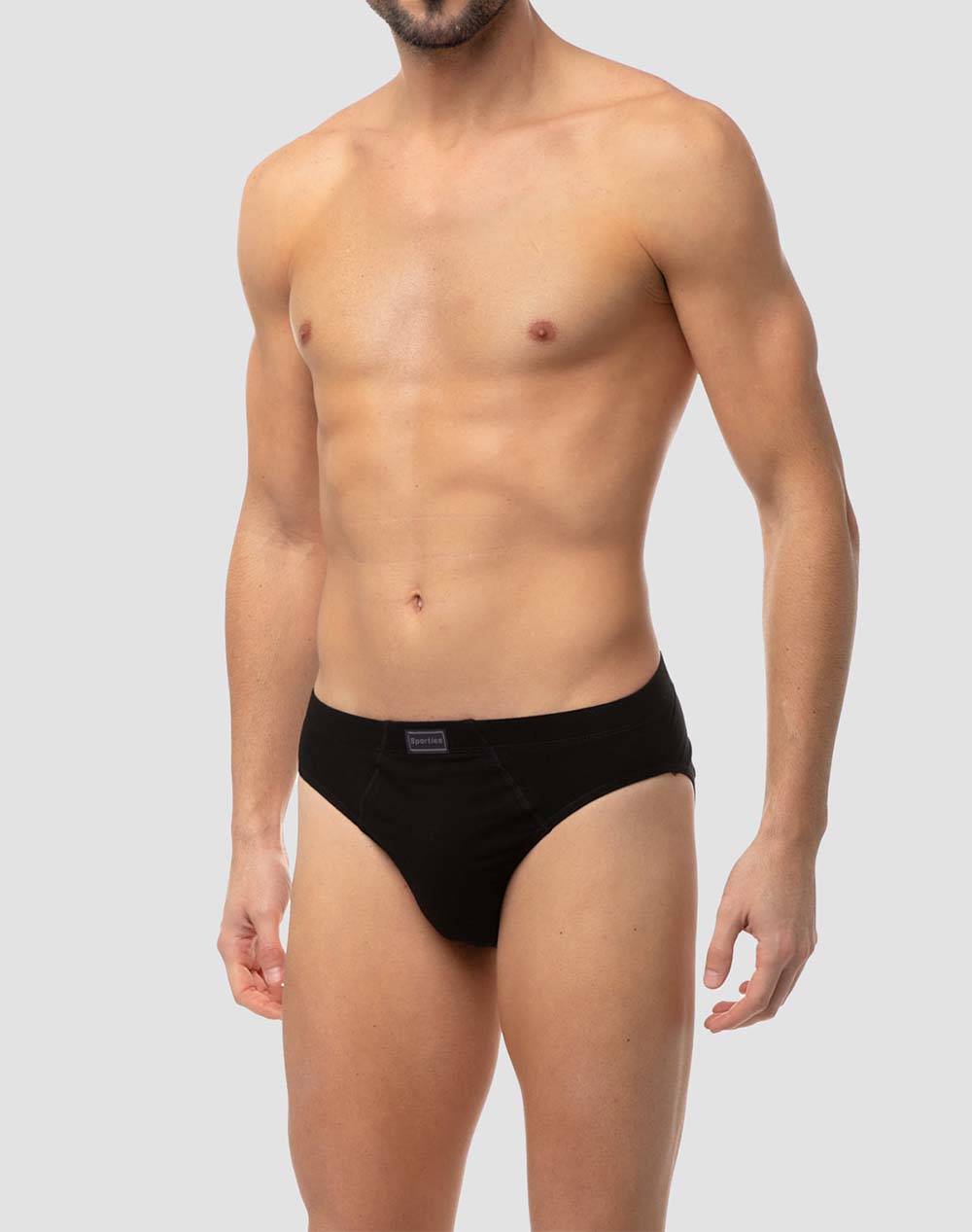 Minerva Σλιπανδ 3Τμχ Sporties 90-23027-020 Black ανδρικά εσώρουχα Σλιπ Politikos Shop Πολιτικός