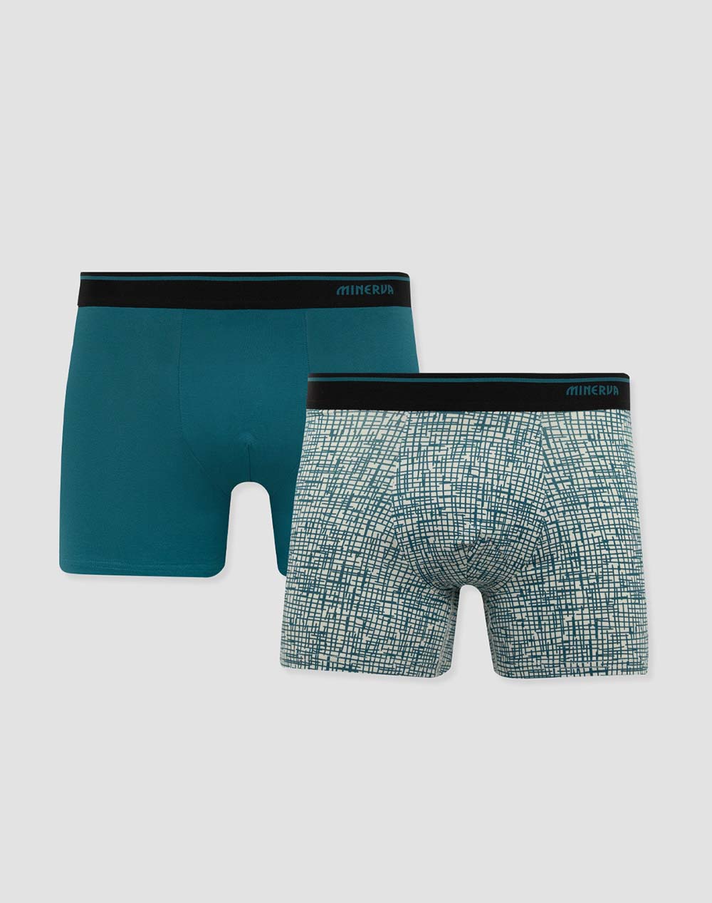 MINERVA BOXER 2PCS MINERVA SCRIBBLE 96-29475-391 Petrol