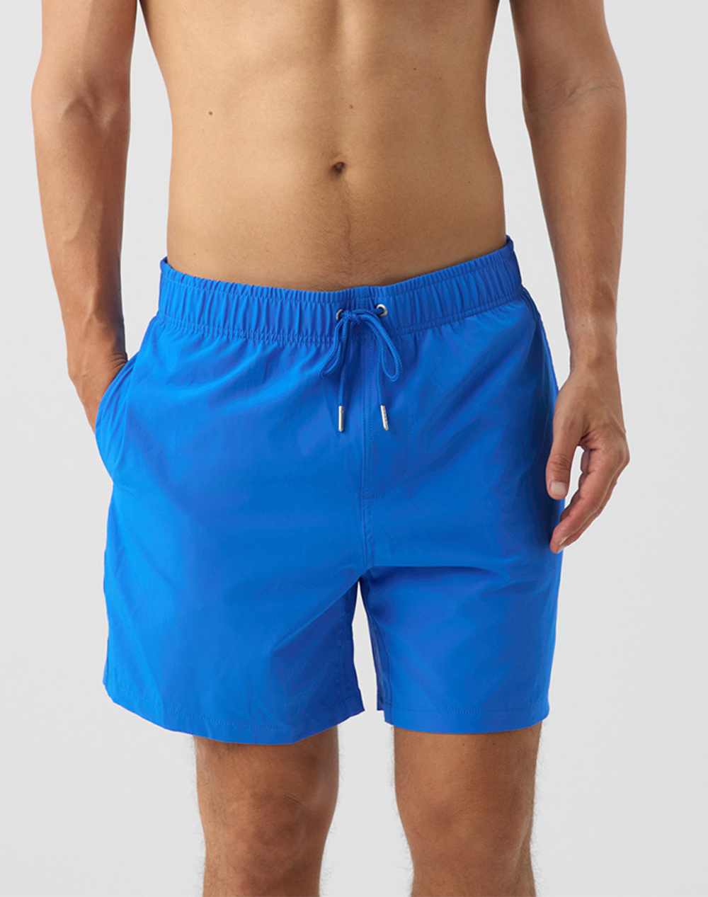 MINERVA MEN''S SWIM SHORT SOLID SOFT-EL 96-37602-227 ElectricBlue