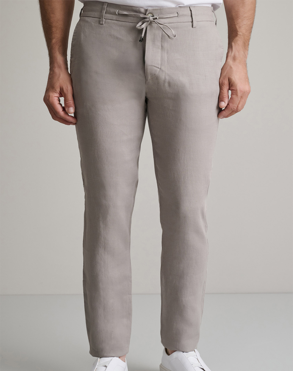 NAVY&GREEN ΠΑΝΤΕΛΟΝΙ ΑΠΙΕΤΟ ME ΚΟΡΔΟΝΙ 24KP.032/JG-Simply Taupe Gray