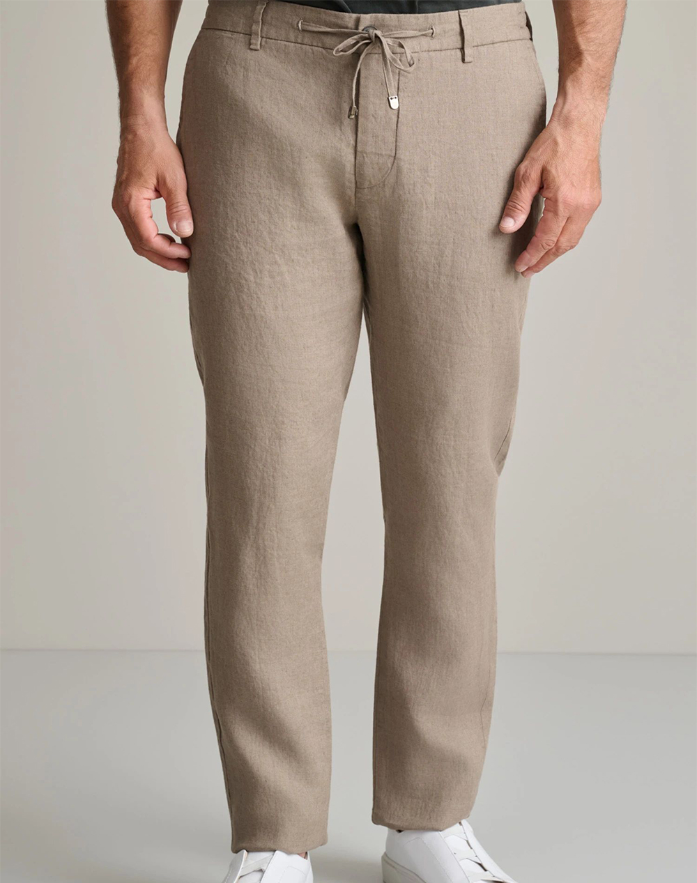 NAVY&GREEN ΠΑΝΤΕΛΟΝΙ ΑΠΙΕΤΟ ME ΚΟΡΔΟΝΙ 24KP.039/JG-Humus SandyBrown