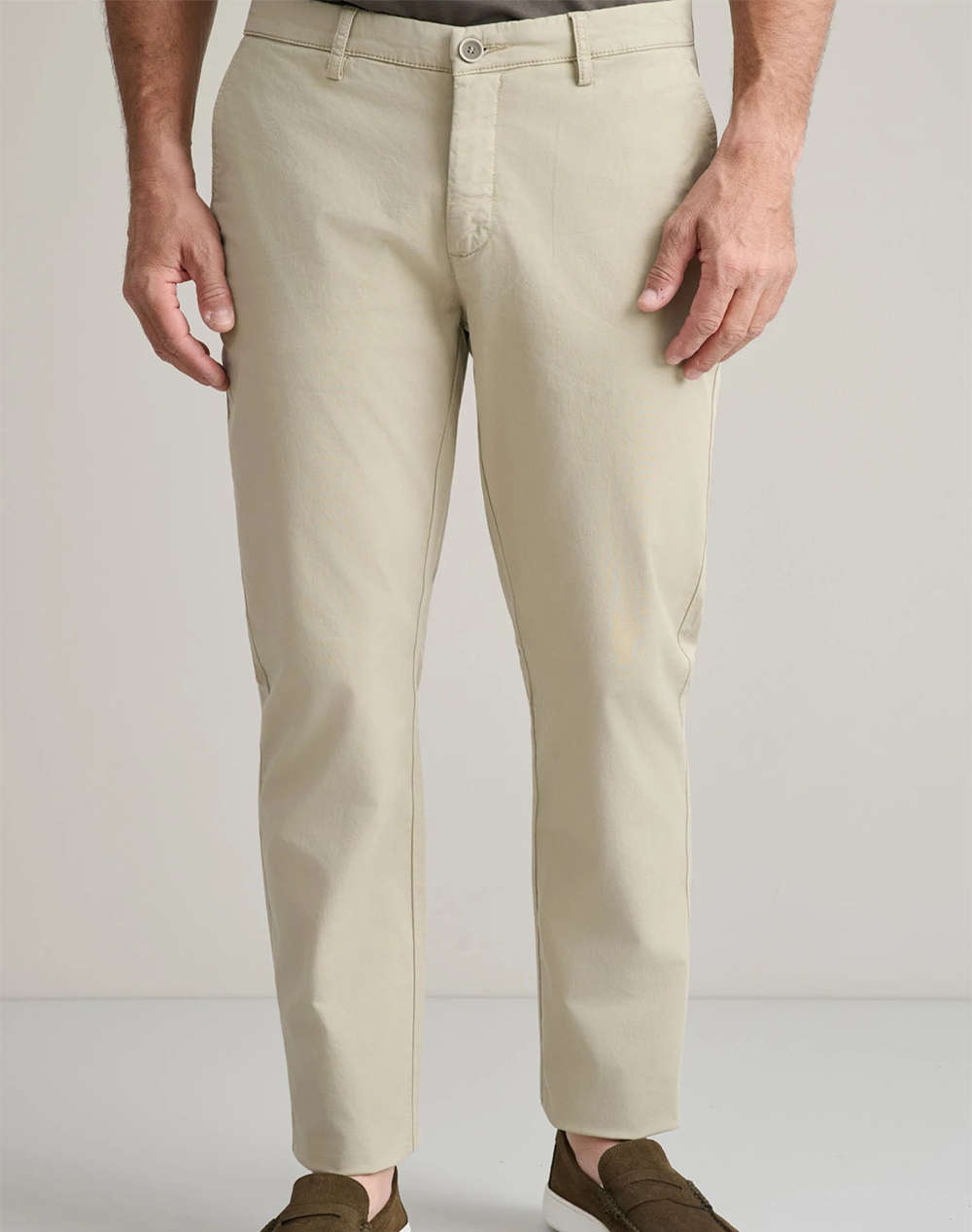 NAVY&GREEN ΠΑΝΤΕΛΟΝΙ ΑΠΙΕΤΟ MODERN FIT 24AG.1003MFA/93.3-Pale Khaki Biege