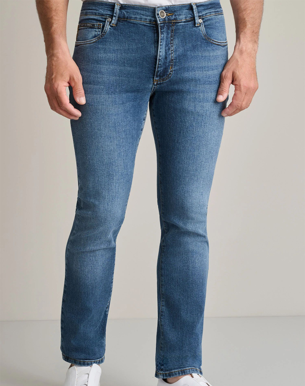 NAVY&GREEN ΠΑΝΤΕΛΟΝΙ ΝΤΕΝΙΜ LOW WAIST 24YI.219/7/LW-Classic Blue DenimBlue