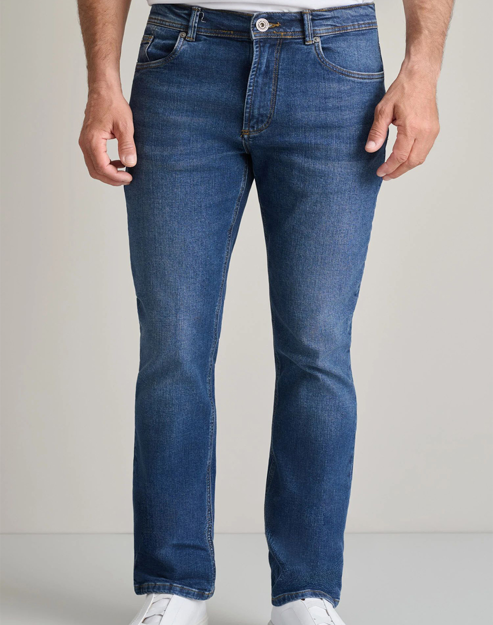 NAVY&GREEN ΠΑΝΤΕΛΟΝΙ ΝΤΕΝΙΜ REGULAR WAIST 24YI.219/10-DARK BLUE DenimBlue