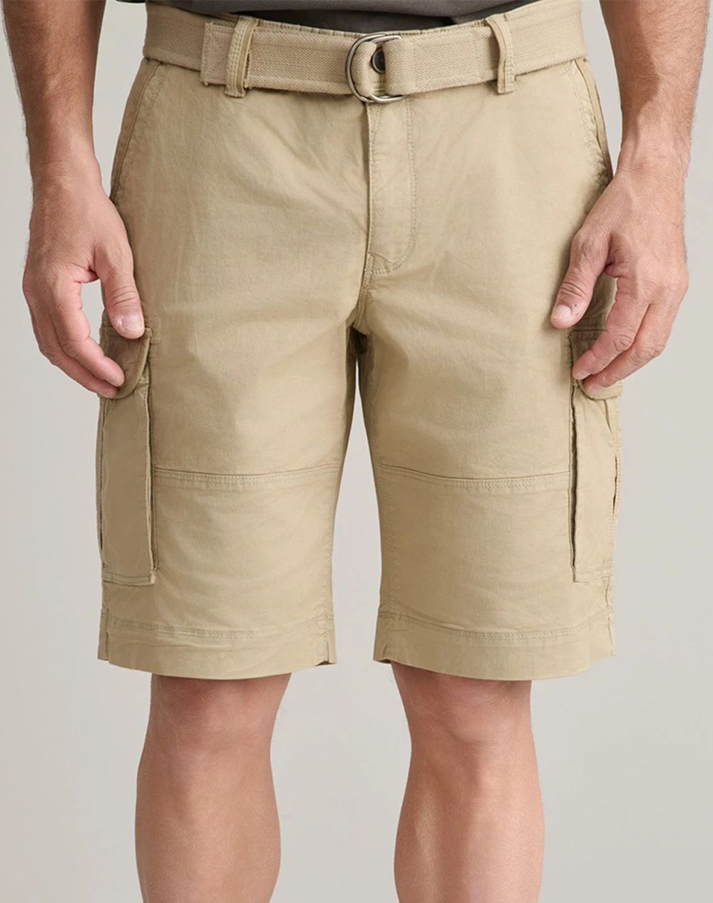 NAVY&GREEN ΒΕΡΜΟΥΔΑ CARGO ΜΕ ΖΩΝΗ 24RE.123/CGV.2-PALE TAUPE Biege