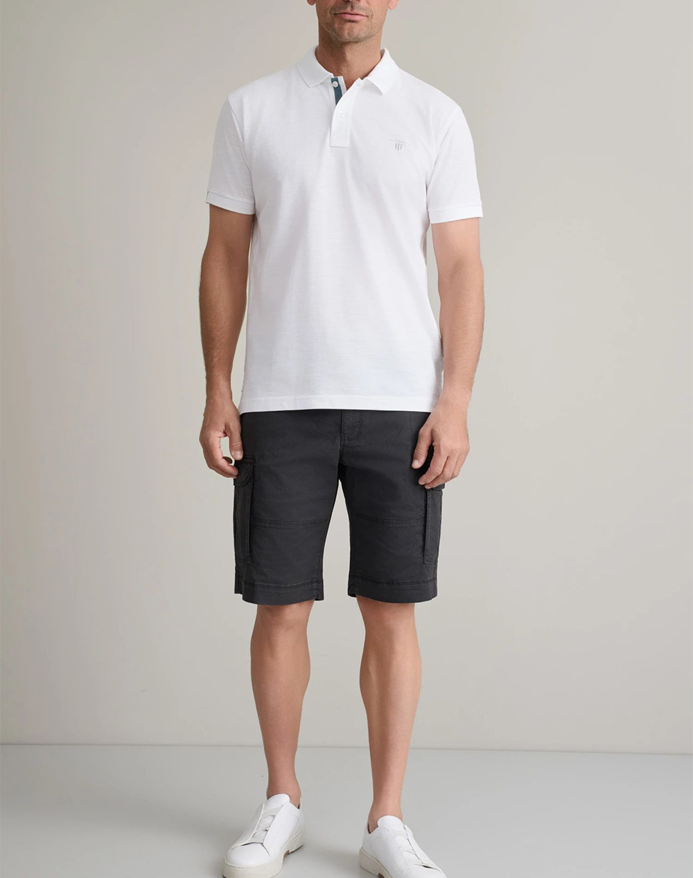 NAVY&GREEN ΒΕΡΜΟΥΔΑ CARGO ΜΕ ΖΩΝΗ 24RE.123/CGV.2-BLACK Black φωτογραφία