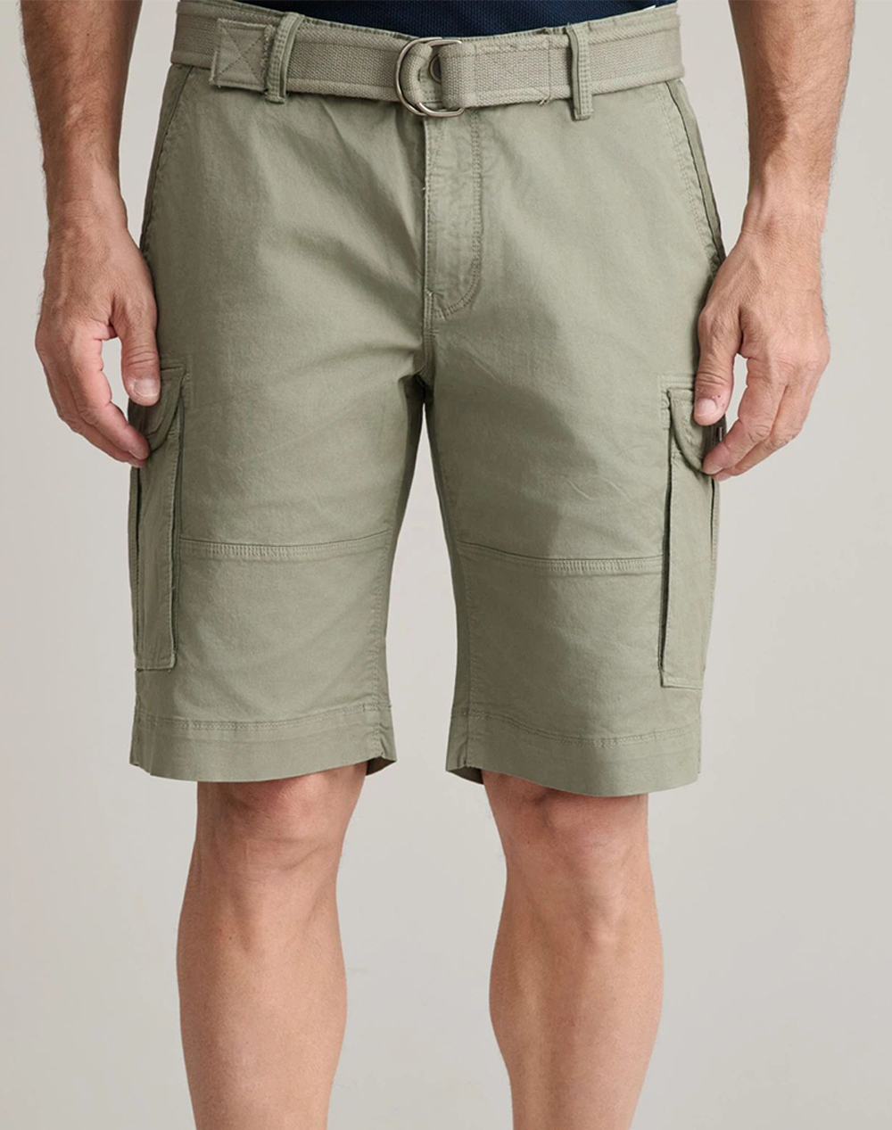 NAVY&GREEN ΒΕΡΜΟΥΔΑ CARGO ΜΕ ΖΩΝΗ 24RE.123/CGV.2-CAMOUFLAGE GREEN MintGreen