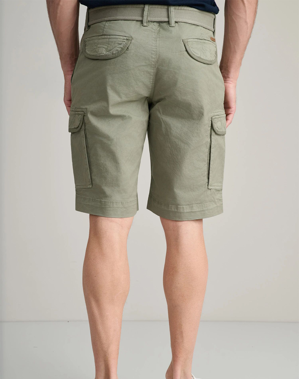 NAVY&GREEN ΒΕΡΜΟΥΔΑ CARGO ΜΕ ΖΩΝΗ 24RE.123/CGV.2-CAMOUFLAGE GREEN MintGreen φωτογραφία