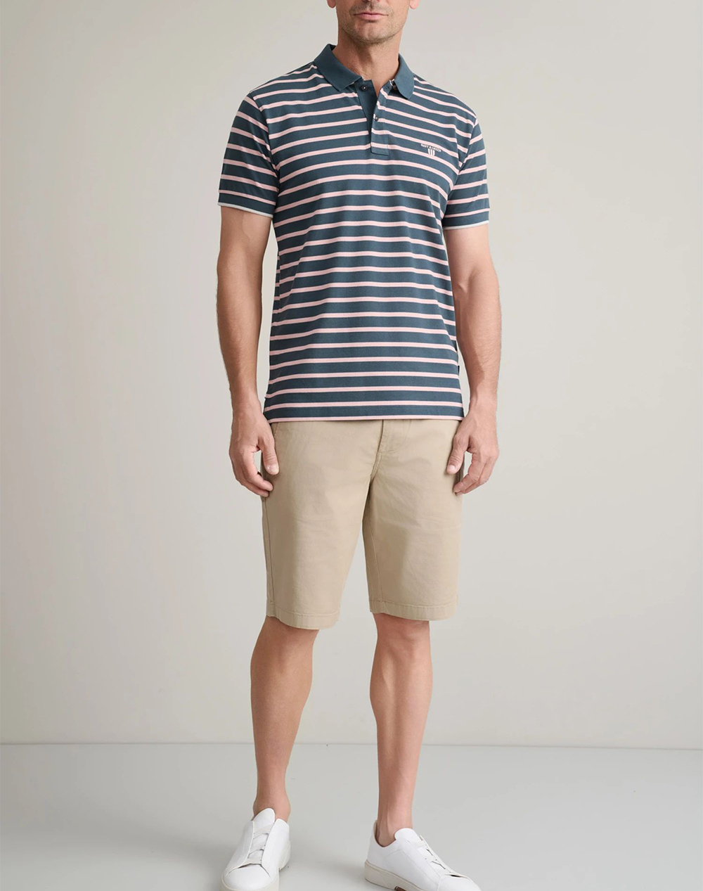 Navy Green Βερμουδα Chinos 24Ag 1000 93V-New Beige Biege ανδρικά ρούχα Σορτς Βερμουδες Politikos Shop Πολιτικός