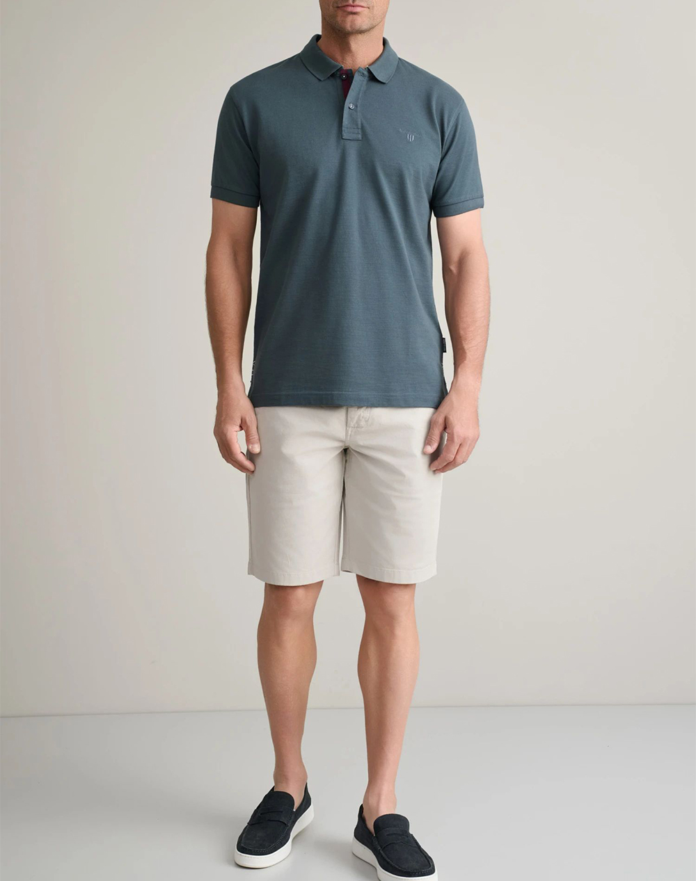 Navy Green Βερμουδα Chinos 24Ag 1000 93V-Sport Grey Lightgray ανδρικά ρούχα Σορτς Βερμουδες Politikos Shop Πολιτικός