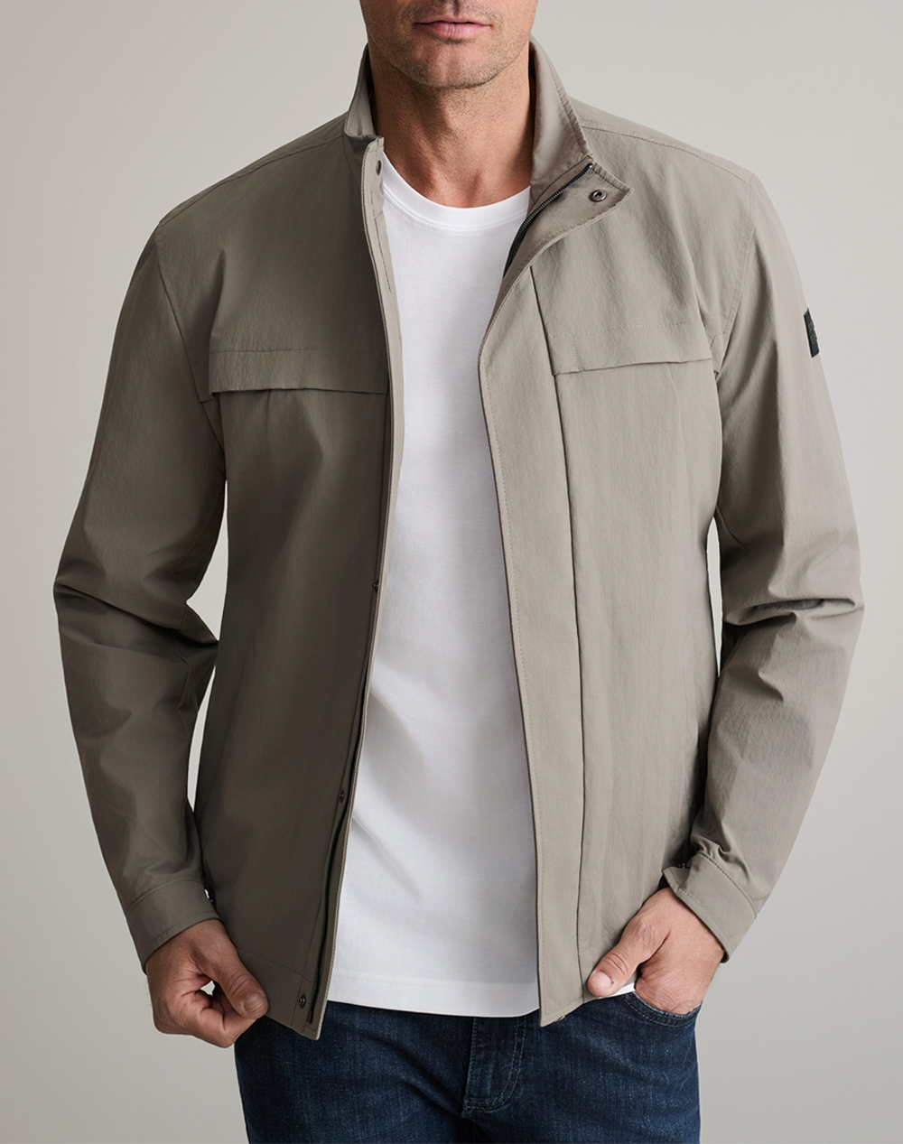 NAVY&GREEN ΤΖΑΚΕΤ 24HS.025-STONE Gray